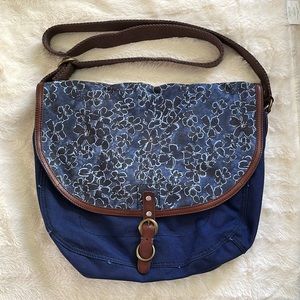 Blue Lucky Brand Crossbody Bag